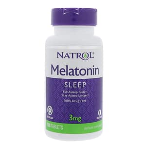 【定期購入 6回コース・1ヶ月半に1個お届けコース】Natrol ナトロール メラトニン 3mg 睡眠補助剤 100粒