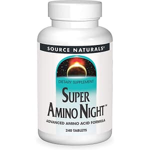 お得な大容量！Source Naturals（ソースナチュラルズ）・スーパーアミノナイト 240粒　成長ホルモン　ダイエット・美容