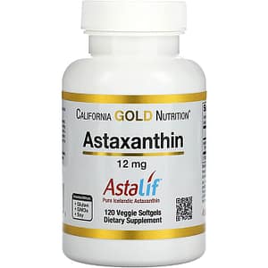 カリフォルニア・ゴールド・ニュートリション アスタキサンチン アスタリフ12mg・120ソフトカプセル