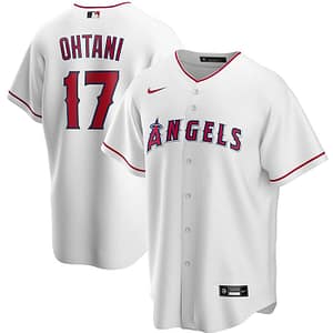 在庫あり・無くなり次第終了【MLBグッズ購入したらもれなくもらえる!ANGELSグッズ】MLB オフィシャル・エンジェルス 大谷翔平選手 NIKE ナイキ レプリカ ユニフォーム ホワイト Los Angeles Angels Nike Home Replica Player Name Jersey - White