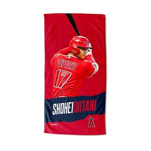 MLB エンジェルス 大谷翔平 選手・インパクト大!大判ビーチタオル Shohei Ohtani Los Angeles Angels Printed Beach Towel