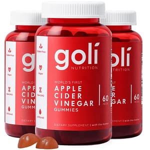 Goli アップルサイダービネガービタミンサポートグミ 3セット 180粒 Goli Apple Cider Vinegar Vitamins Gummy-3set