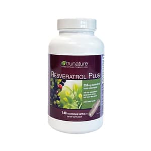 Trunature社レスベラトロール プラスResveratrol Plus 250mg 140カプセル