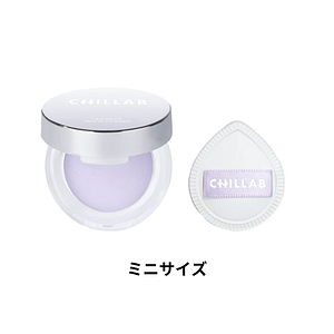 【スキンケア・テカリ防止】 Chillab ラベンダー マット ミニサイズ パウダー オイル コントロール - パウダーパフ付き Chillab Lavender Matte Powder Oil Control mini with Powder Puff