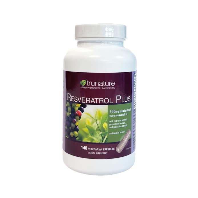 Trunature社レスベラトロール プラスResveratrol Plus 250mg 140カプセル　