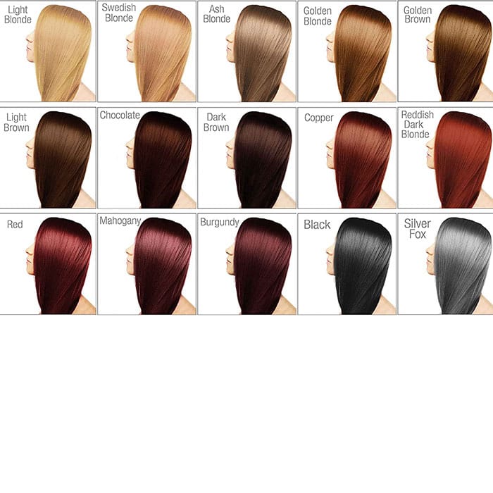 ヘナクリーム　カラーチャート